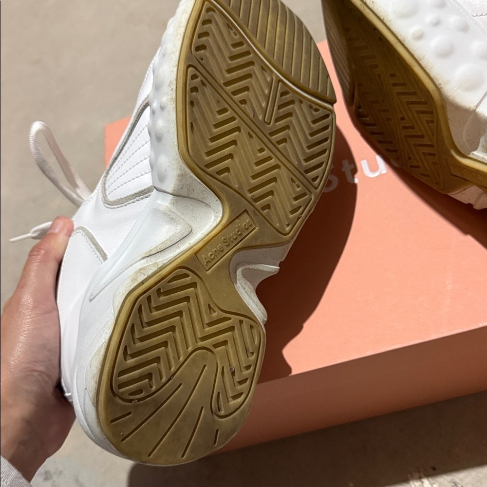 Acne studio nappa leather sneaker - Picture 5 of 8